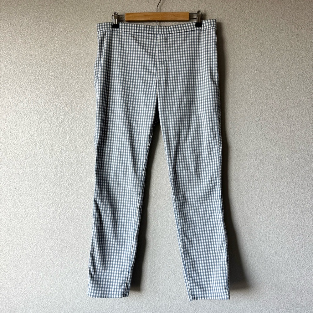 Uniqlo Gingham Pull On Pants
